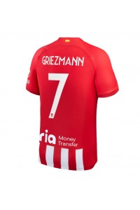 Atletico Madrid Antoine Griezmann #7 Jalkapallovaatteet Kotipaita 2023-24 Lyhythihainen